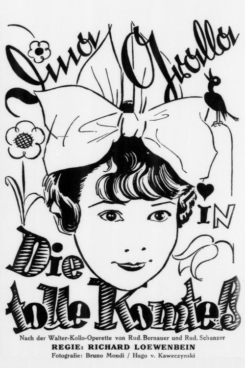 Movie poster for Die tolle Komteß (1928)