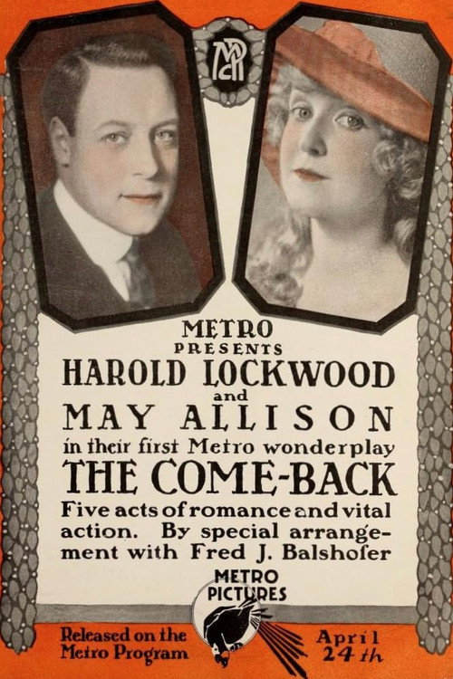 Movie poster for The Come-Back (1916)