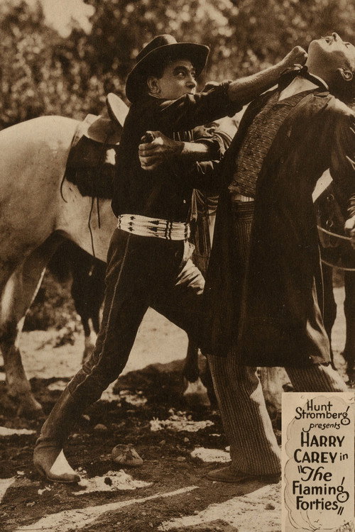 Movie poster for The Flaming Forties (1924)