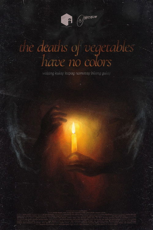 Movie poster for the deaths of vegetables have no colors (2025)