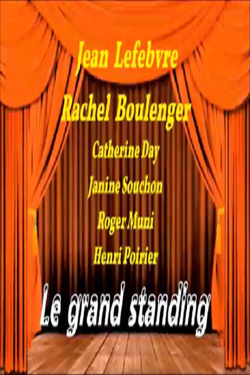 Movie poster for Le grand standing (1988)