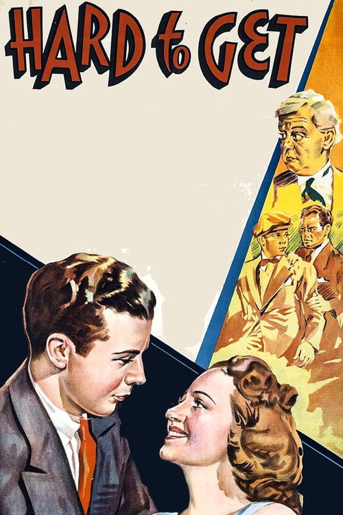 Movie poster for Hard to Get (1938)