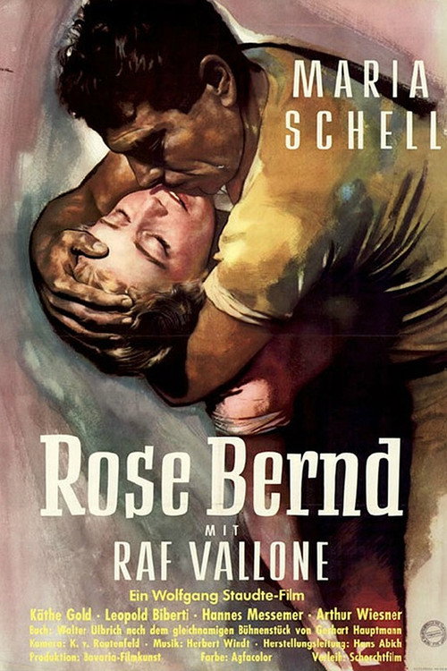 Movie poster for The Sins of Rose Bernd (1957)