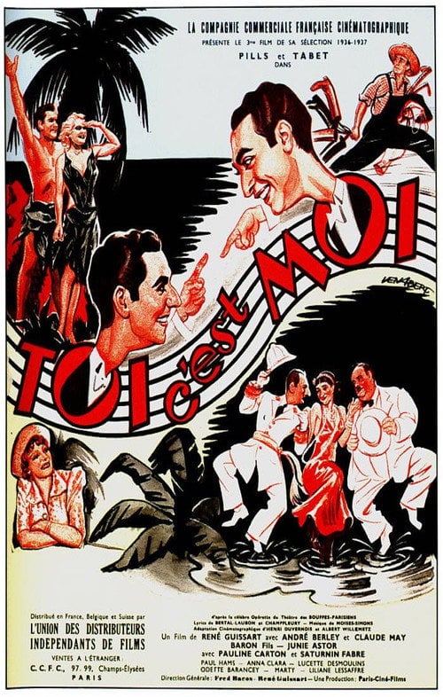 Movie poster for Toi, c'est moi (1936)