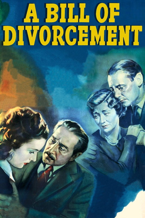 Movie poster for A Bill of Divorcement (1940)