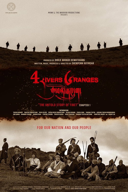 Movie poster for Four Rivers Six Ranges: The Untold Story of Tibet (2025)