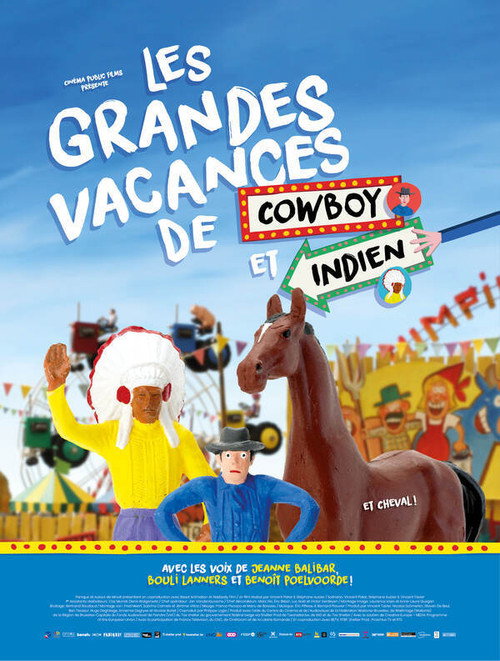 Movie poster for Les Grandes Vacances de Cowboy et Indien (2023)