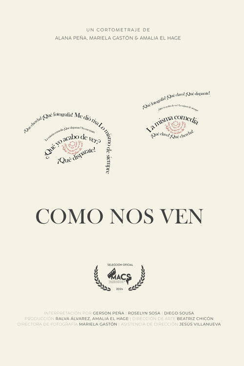 Movie poster for Como Nos Ven (2024)