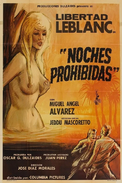 Movie poster for Noches prohibidas (1968)
