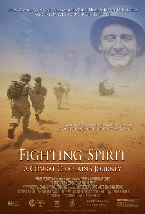 Movie poster for Fighting Spirit: A Combat Chaplain's Journey (2024)