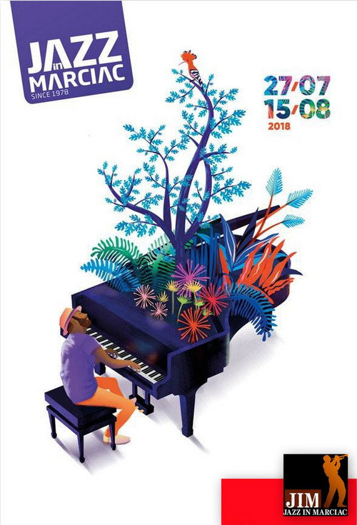 Movie poster for Jazz in Marciac 2018 - Dave Holland, Zakir Hussain, Chris Potter - (2018)