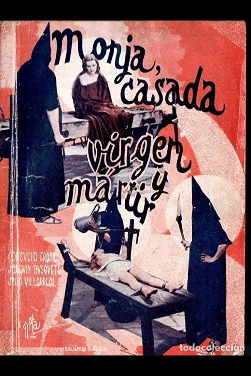 Movie poster for Monja, casada, virgen y mártir (1935)