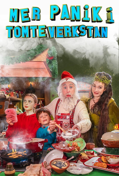 Mer panik i tomteverkstan poster