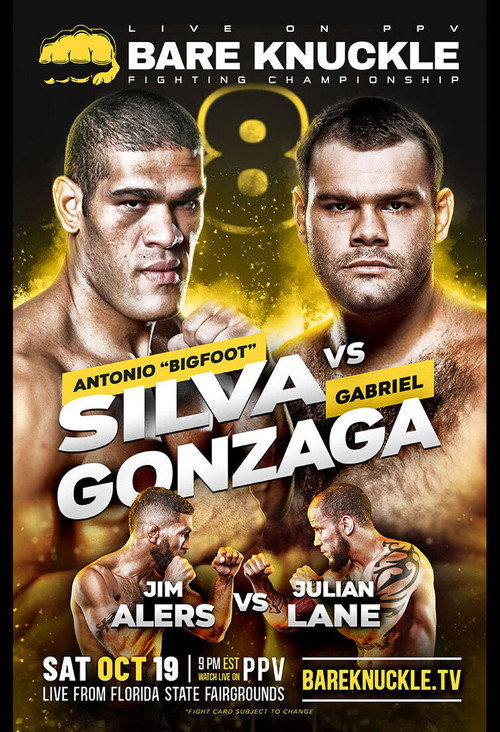Movie poster for Bare Knuckle Fighting Championship 8 (2019)