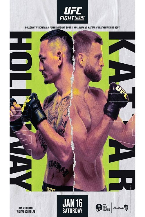 Movie poster for UFC on ABC 1: Holloway vs. Kattar (2021)