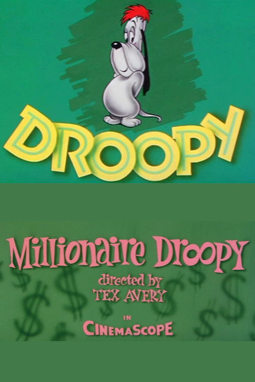 Movie poster for Millionaire Droopy (1956)