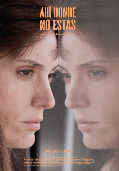 Movie poster for Ahí donde no estás (2026)
