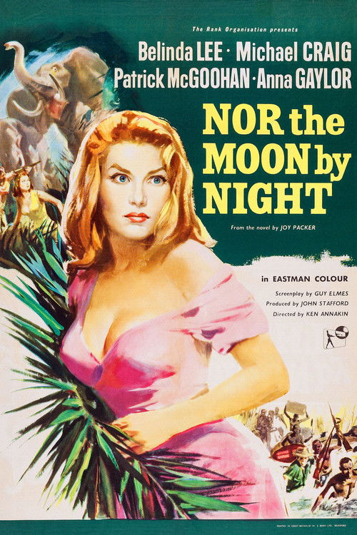 Movie poster for Nor the Moon by Night (1958)