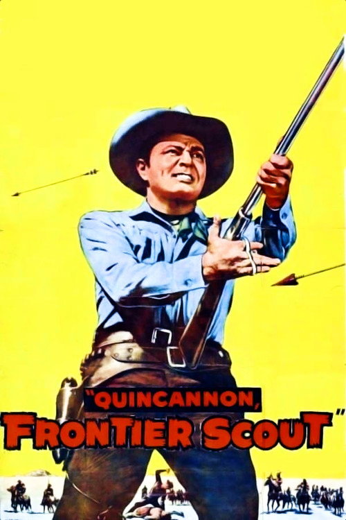 Movie poster for Quincannon, Frontier Scout (1956)