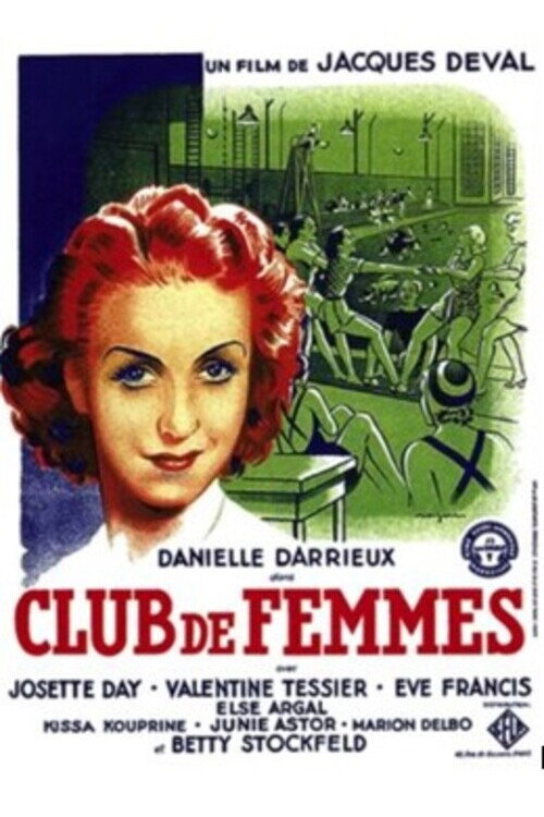 Movie poster for Club de femmes (1936)