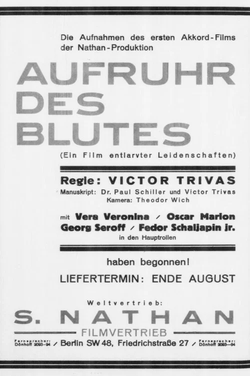 Movie poster for Call of the Blood (1929)
