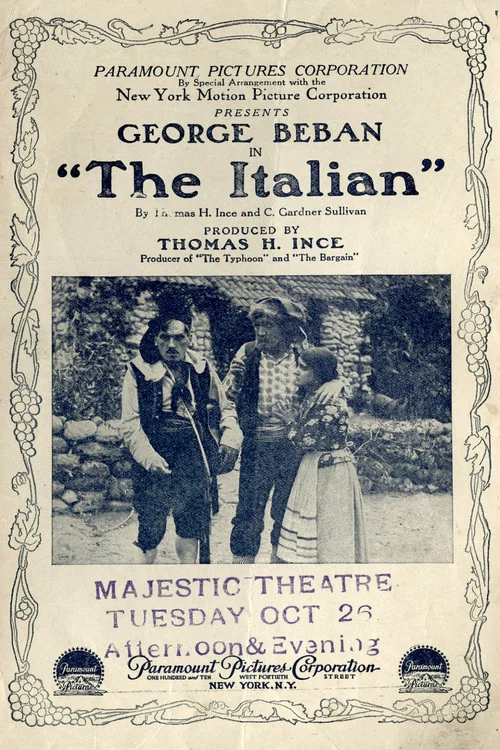 Movie poster for The Italian (1915)