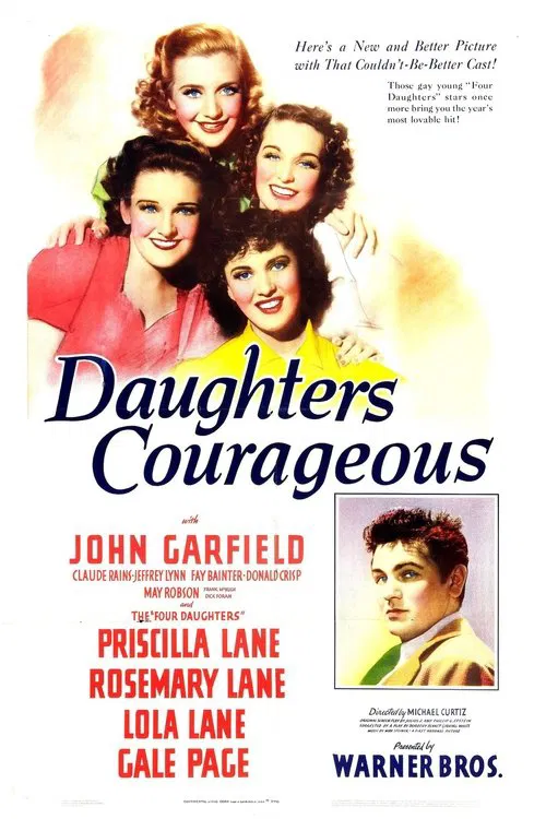 Movie poster for Daughters Courageous (1939)