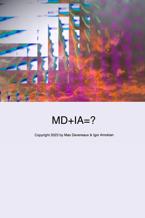 Movie poster for MD+IA=? (2023)