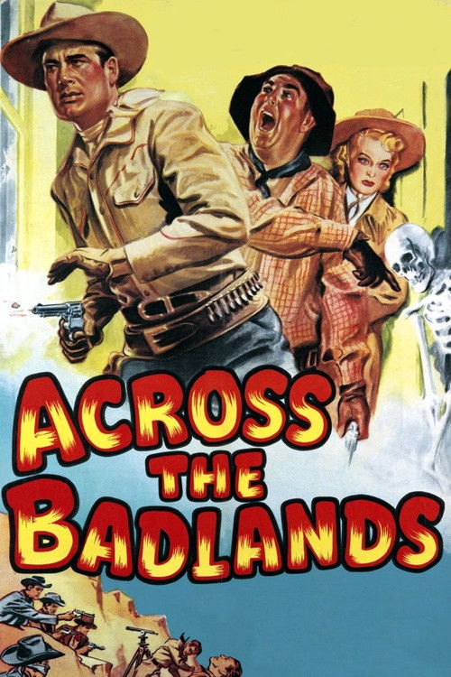 Movie poster for Across the Badlands (1950)