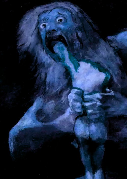 Movie poster for Saturn Devouring His Daughter (2023)