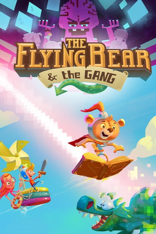 Series poster for The Flying Bear and the Gang (2019)
