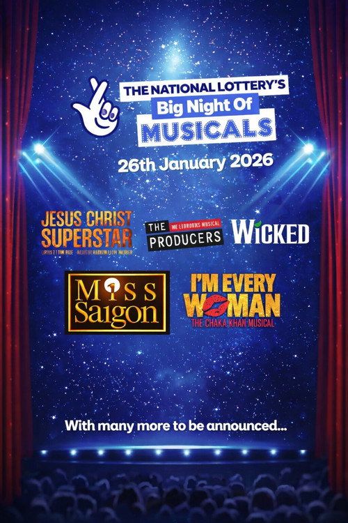 Movie poster for Big Night of Musicals 2026 by the National Lottery (2026)