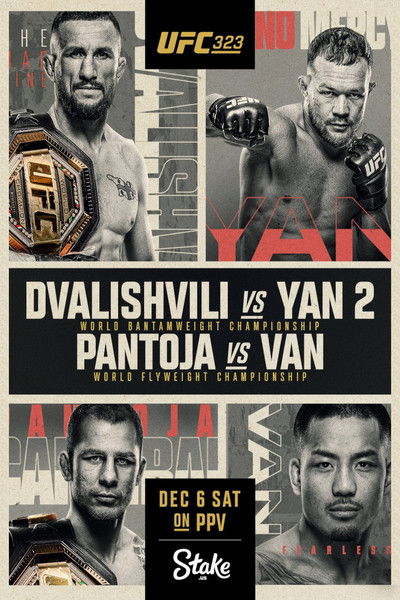 Movie poster for UFC 323: Dvalishvili vs. Yan 2 (2025)