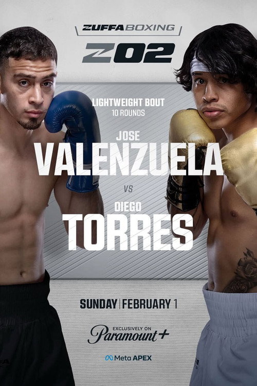 Movie poster for Jose Valenzuela vs. Diego Torres (2026)