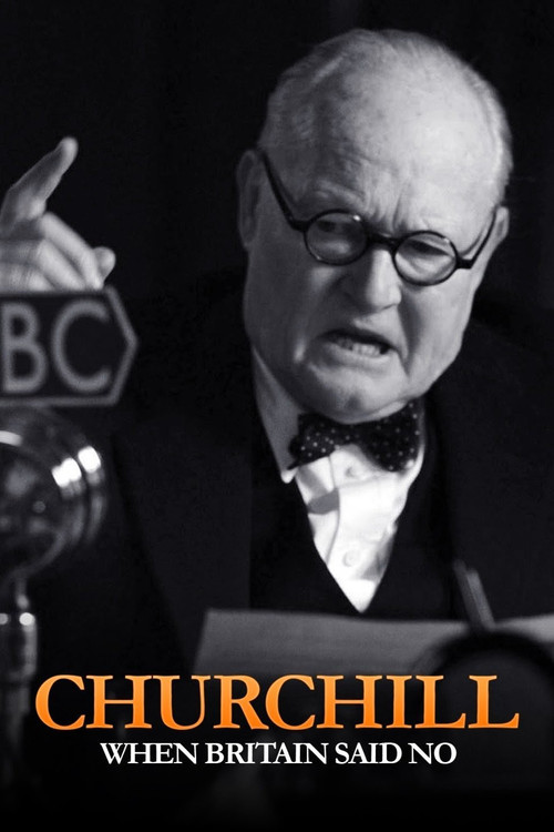 Movie poster for Churchill: When Britain Said No (2015)