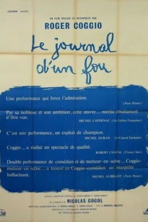 Movie poster for Le journal d’un fou (1963)