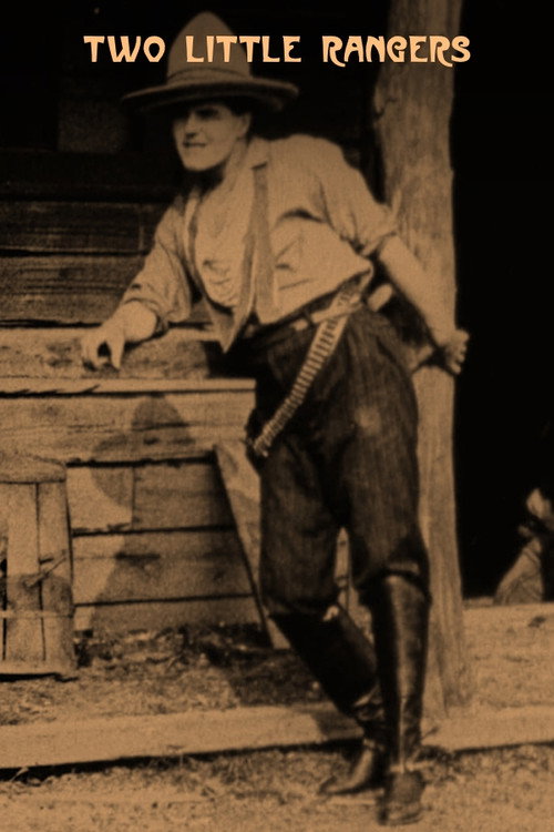 Movie poster for Two Little Rangers (1912)