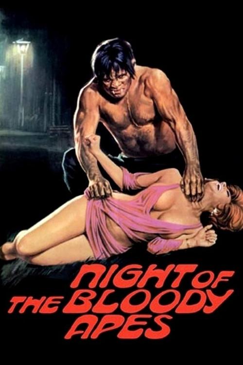Movie poster for Night of the Bloody Apes (1969)