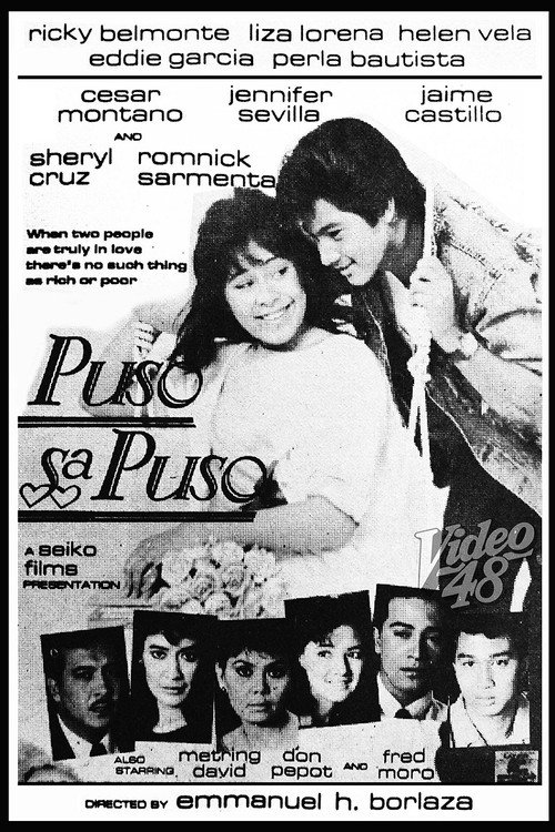 Movie poster for Puso sa Puso (1988)
