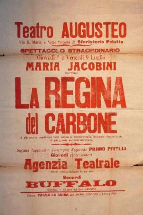 Movie poster for La regina del carbone (1919)