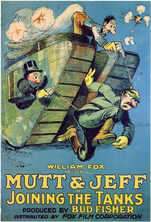 Movie poster for Joining the Tanks (1918)
