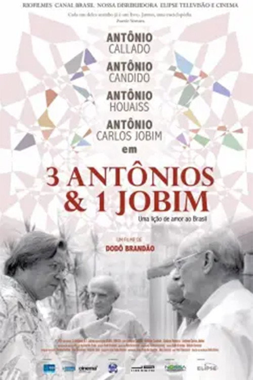 Movie poster for 3 Antônios & 1 Jobim (2018)