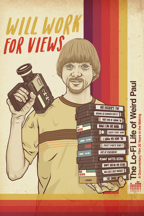 Movie poster for Will Work for Views: The Lo-Fi Life of Weird Paul (2017)
