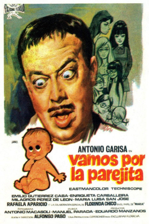 Movie poster for Vamos por la parejita (1969)