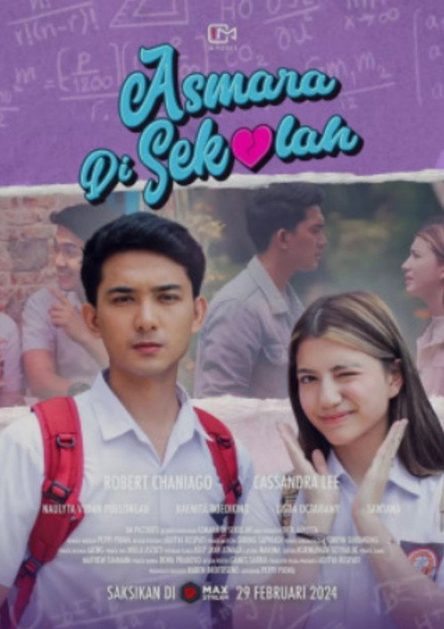 Movie poster for Asmara di Sekolah (2024)