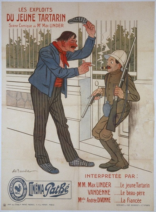 Movie poster for The Adventures of Tartarin the Younger (1910)