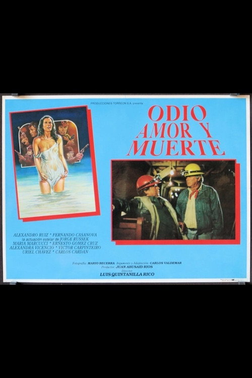 Movie poster for Odio, amor y muerte (1993)