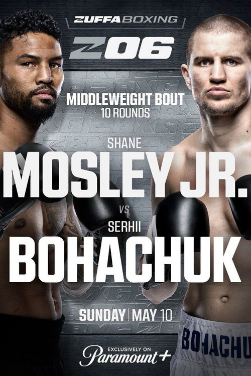 Movie poster for Shane Mosley Jr. vs. Serhii Bohachuk (2026)