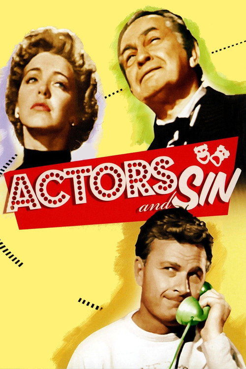 Movie poster for Actors and Sin (1952)