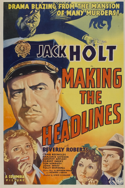 Movie poster for Making the Headlines (1938)